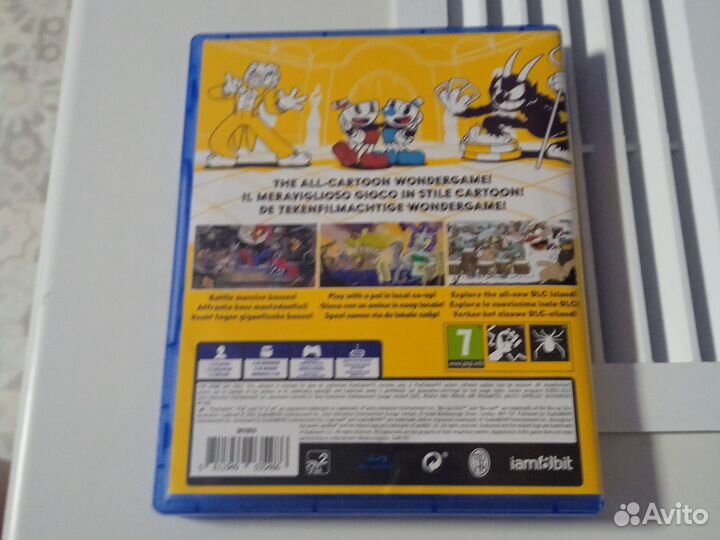Диск на ps4 cuphead