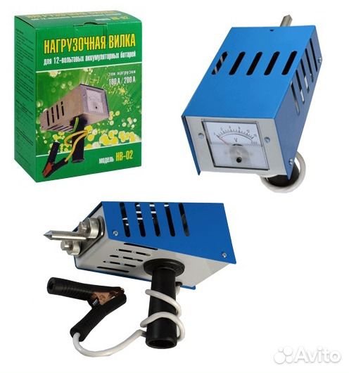 Нагрузочная вилка для проверки акб Орион 100/200А