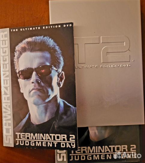 DVD диск лицензия Terminator 2/Commando/Aliens