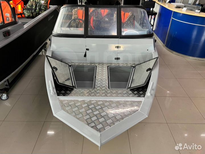 Лодка Volzhanka 44 Fish - Сварной корпус