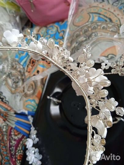 Ободок диадема свадебная для фотосессий