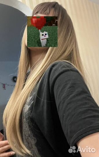 Парик блонд амбре