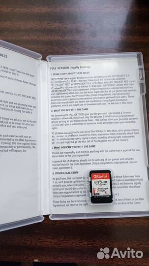 Ведьмак 3 nintendo switch