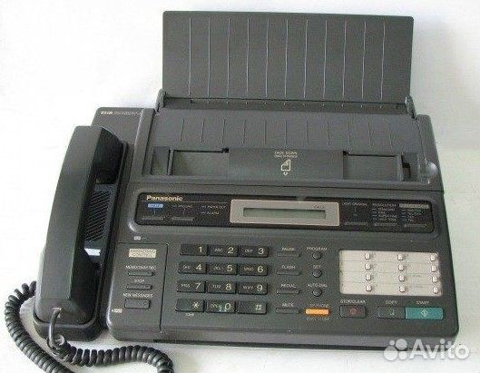 Стационарный телефон и телефон-факс