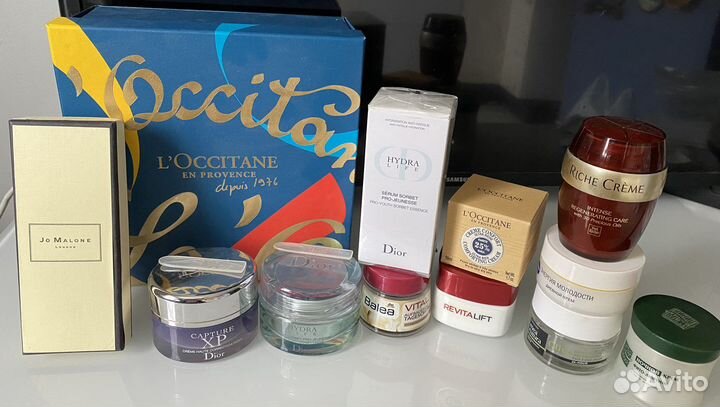 Банки Dior Loccitane люкс/масс-маркет косметически