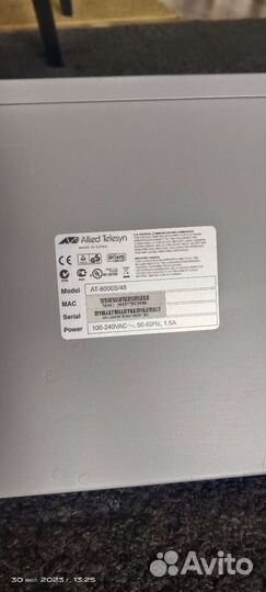Свитч Allied telesis at-8000s