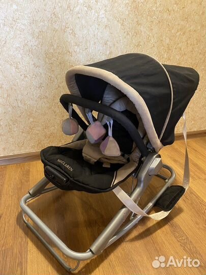 Шезлонг детский с вибрацией mclaren