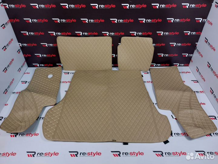 Ковры багажника 3D Toyota Land Cruiser 200 5м Беже