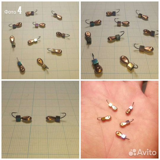 Мормышки безнасадочные безмотылки ручной работы