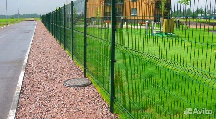 Забор 3Д гитерра под ключ