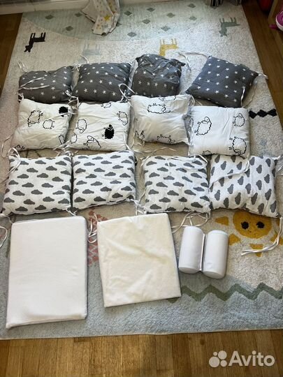 Бортики в детскую кроватку