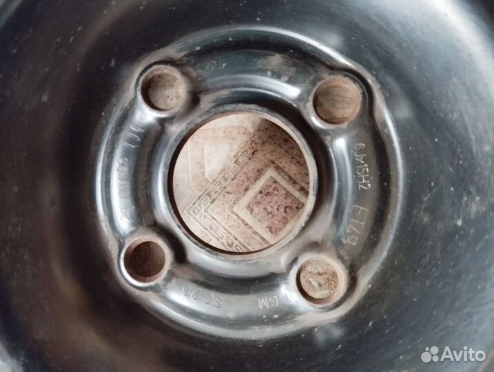 Диски штампованные r15 4х100