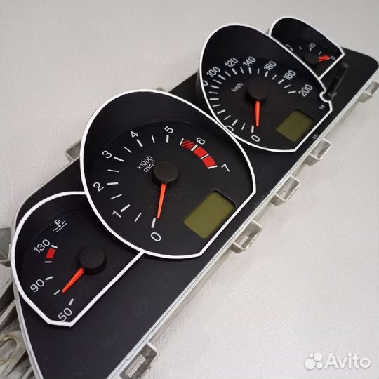 Кольца в приборную панель VDO ваз 2110-2115
