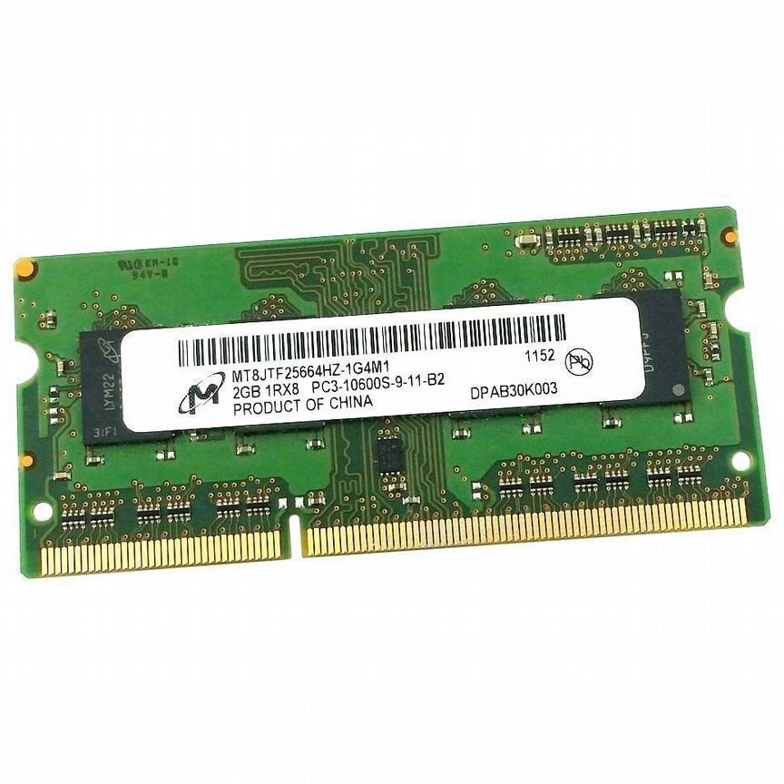 [MT8JTF25664HZ-1G4M1] Оперативная Память Micron 2gb Mt8jtf25664hz-1g4m1