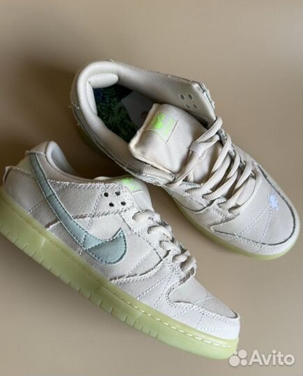 Мужские кеды Nike SB dunk low Mummy с фосфорной по