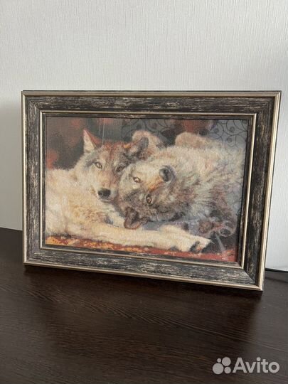 Вышитая крестиком картина 