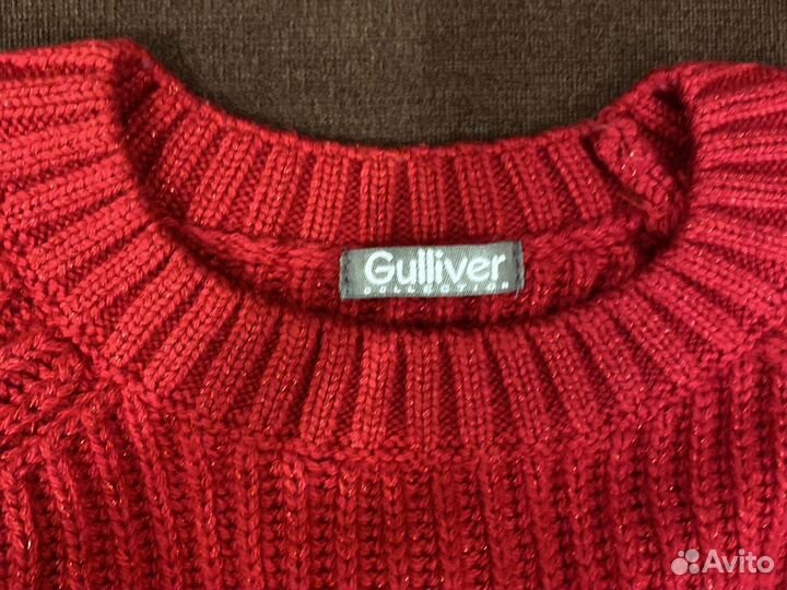 Свитер с люрексом для девочки