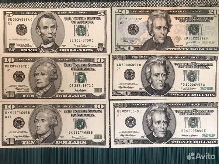 Банкноты разных стран