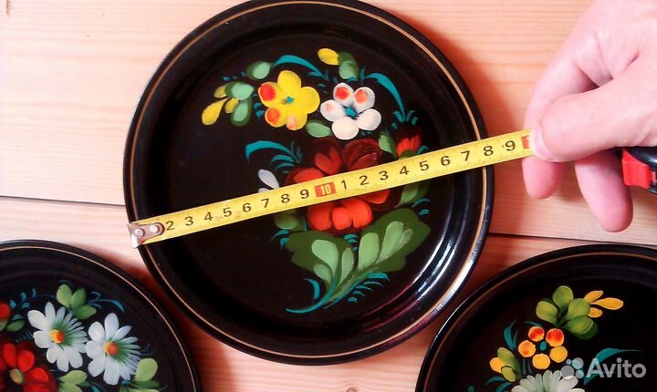 Тарелки (подносы) Жостово