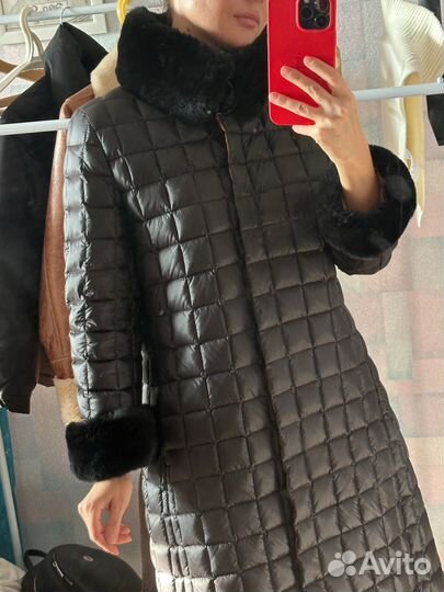 Пальто стеганное женское Pinko