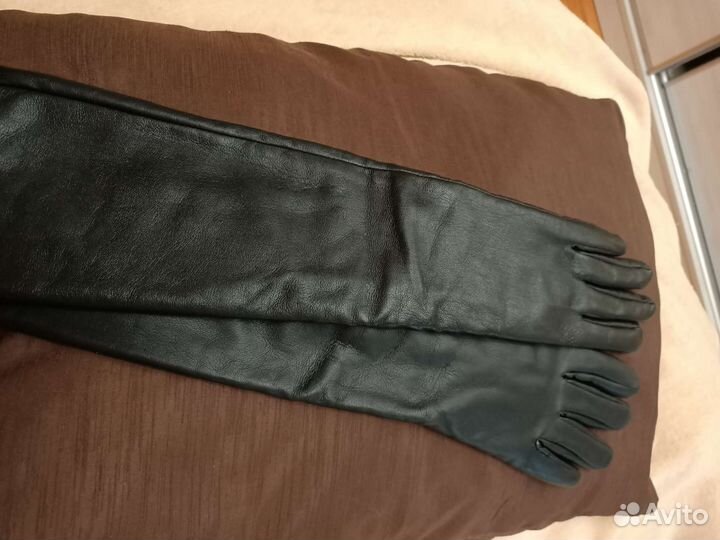 Перчатки женские кожаные 7 размер