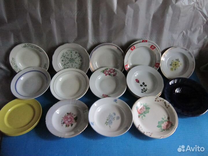 Чашки, блюдца, поильник, кувшин