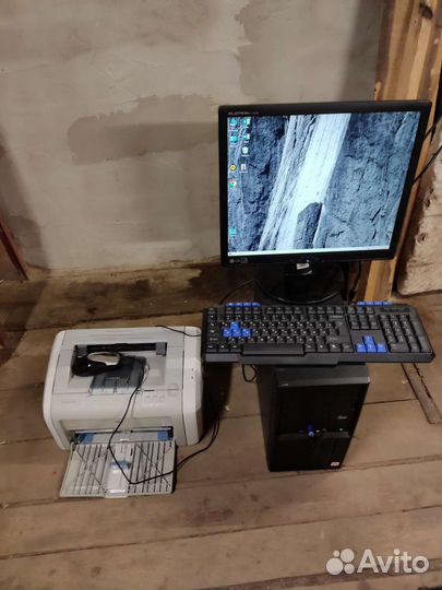 Пк в сборе AMD Ryzen 5 3400GE + принтер