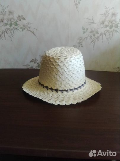 Соломенная шляпа новая 55-56 разм