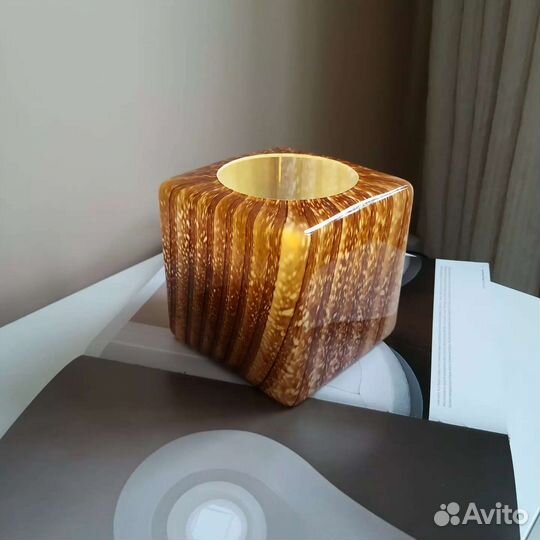 Лампа винтажная в форме куба Германия