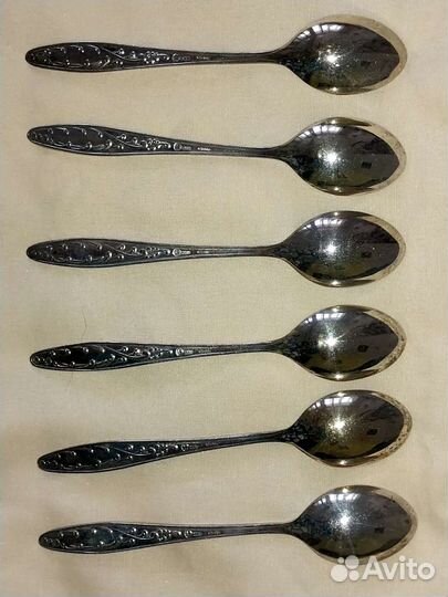 Ложки чайные винтаж мнц мельхиор СССР