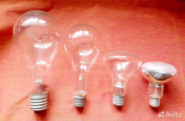 Электролампочки большие и маленькие