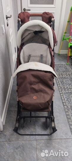 Детские санки коляска ника 7 8