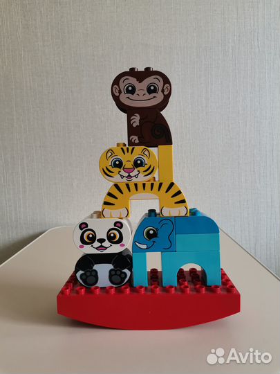 Lego дупло балансир животные