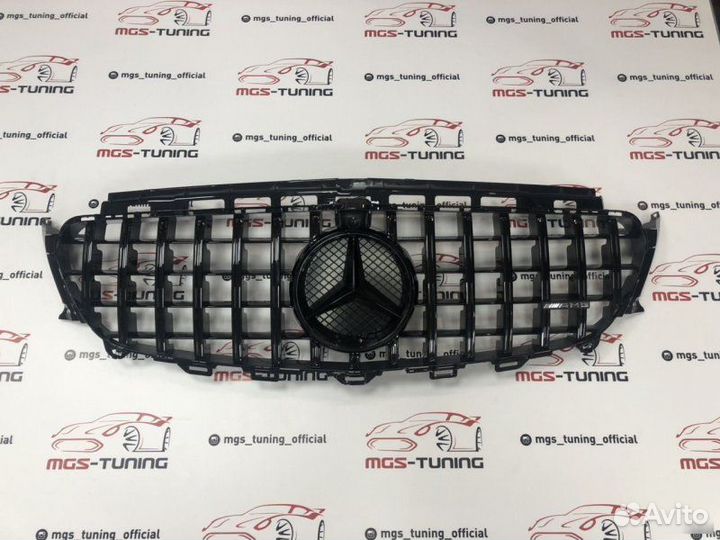 Решетка Mercedes e-class 213 GT 63 AMG black+AMG