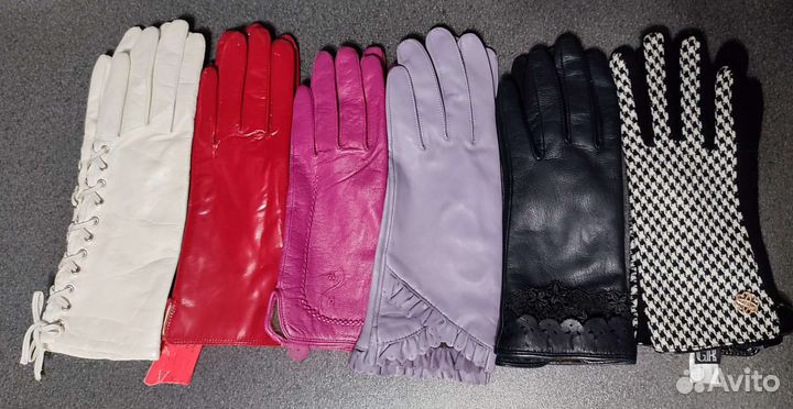 Перчатки женские кожаные новые eleganzza и др