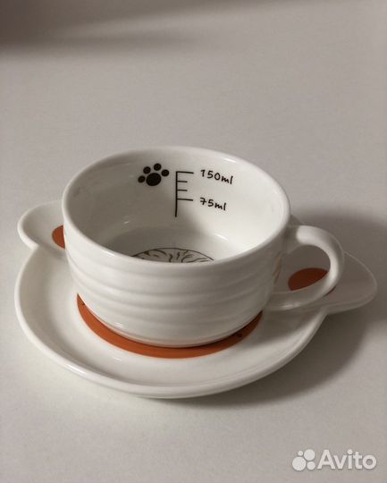 Набор посуды кружка и блюдце