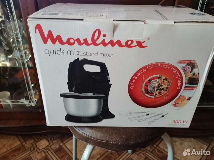 Миксер Moulinex Quick Mix HM3128B1 чёрный