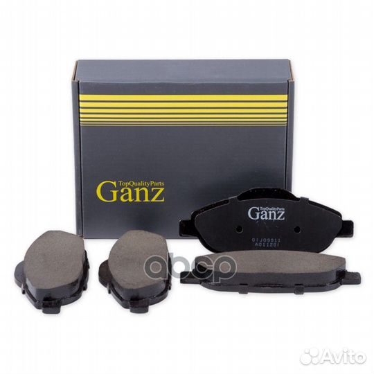 Колодки передние peugeot 308 ganz GIJ09011