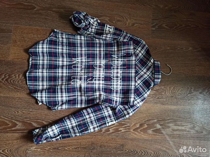 Блузка-рубашка для девочки, рр 140 (8-10 лет)