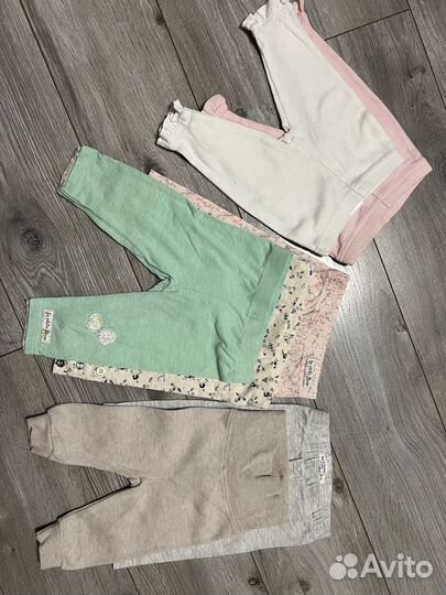 Лосины для девочки 62-68 пакетом