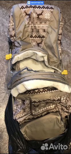 Санки коляска ника с колесами