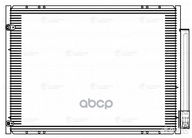 Радиатор кондиц. для а/м Lexus RX (02) 3.5i (L