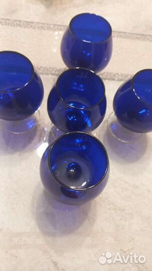 Бокалы синие