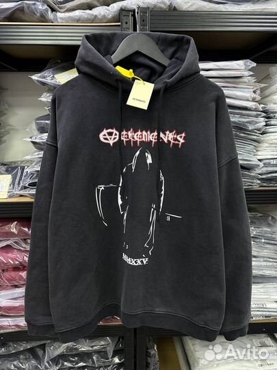 Vetements худи mmxxv death (коллекция 2025)