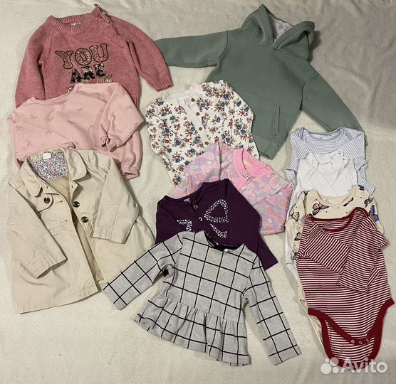 Детские вещи пакетом на девочку 92 Бронь