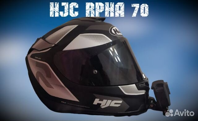 Крепление камеры GoPro на Мотошлем HJC rpha 70