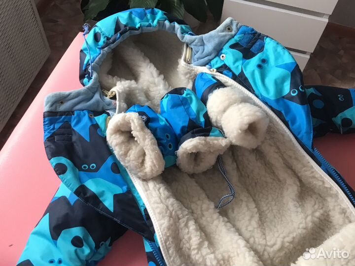 Зимний комбинезон-трансформер, с рождения