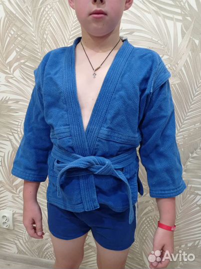 Куртка + шорты для самбо детская 134 размер