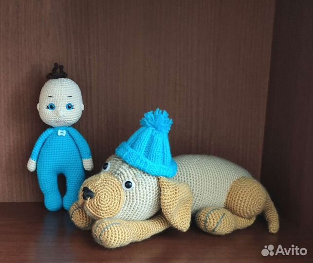Пупс вязанный