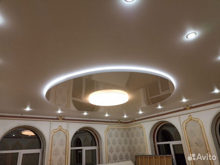 Монтаж натяжных потолков